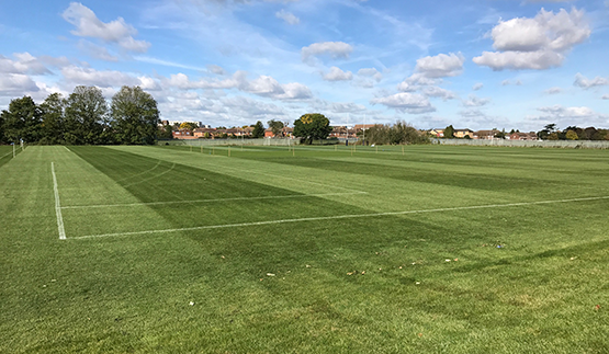 SuperCamps school holiday childcare at St James, outdoor pitches and sports facilities